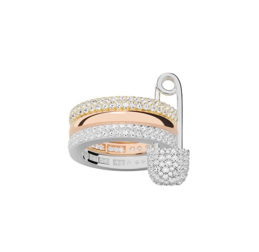 Multicolour pin ring