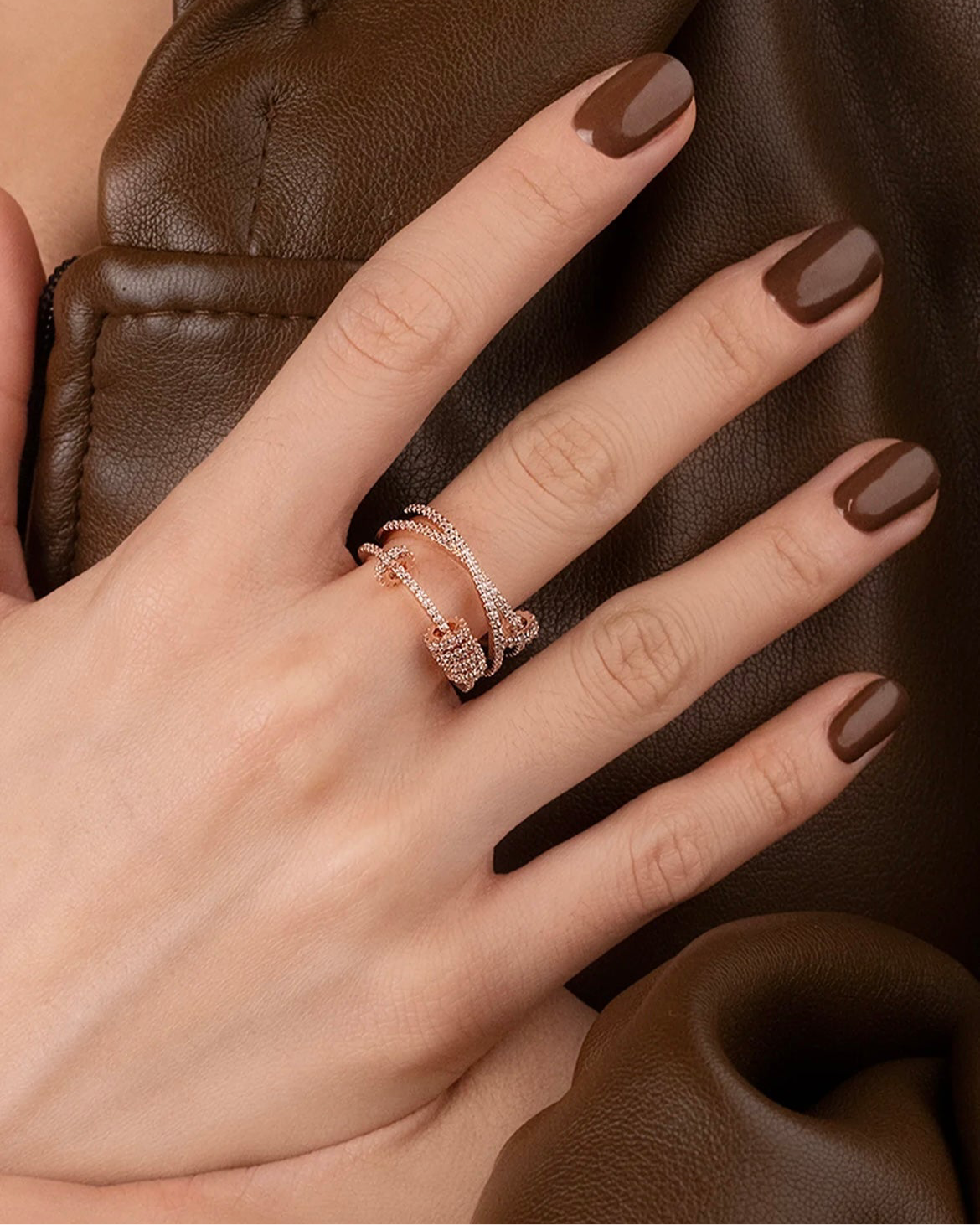 layered rose gold