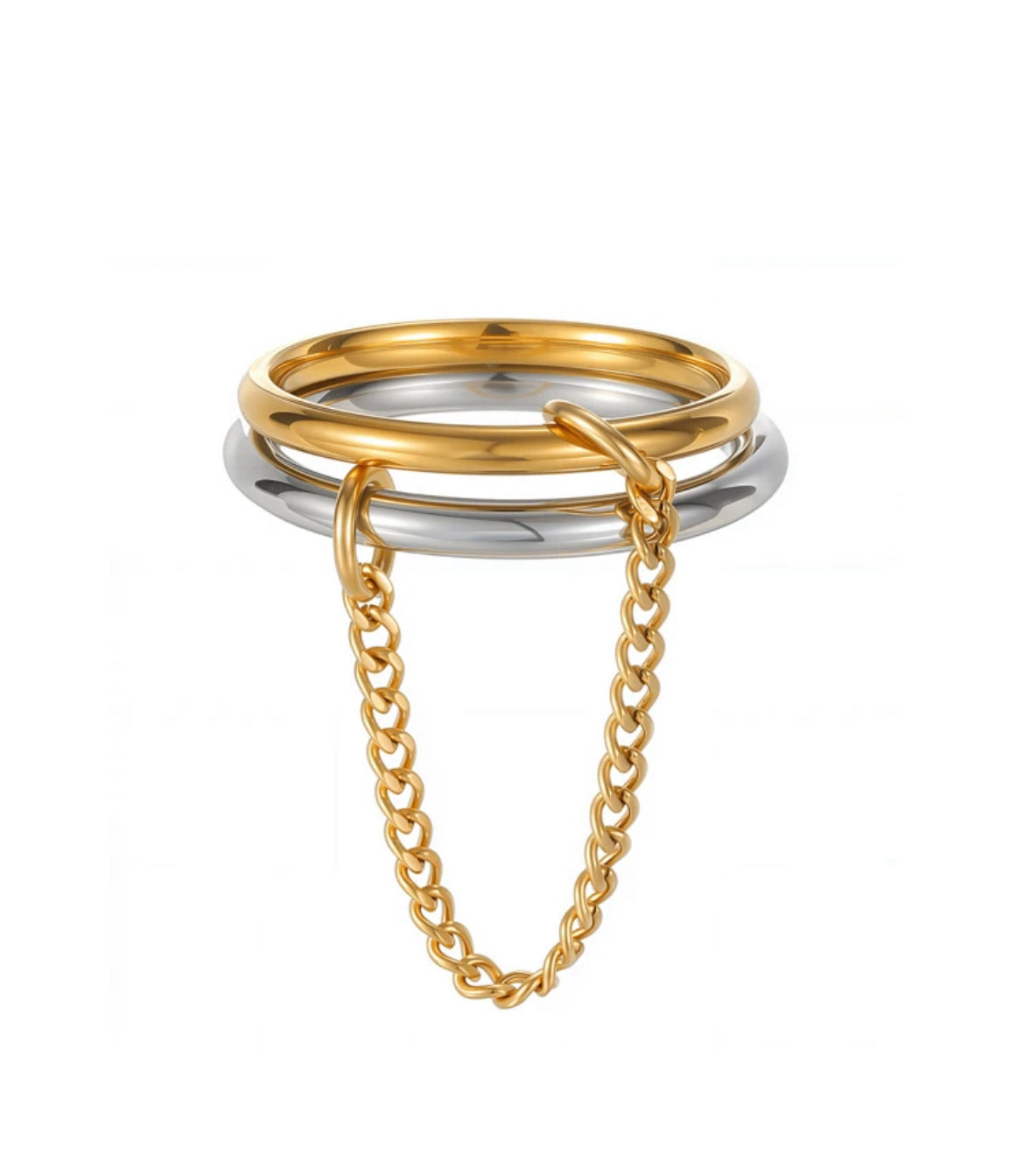 two-tone chain ring