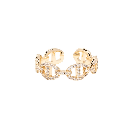 gold chain ring