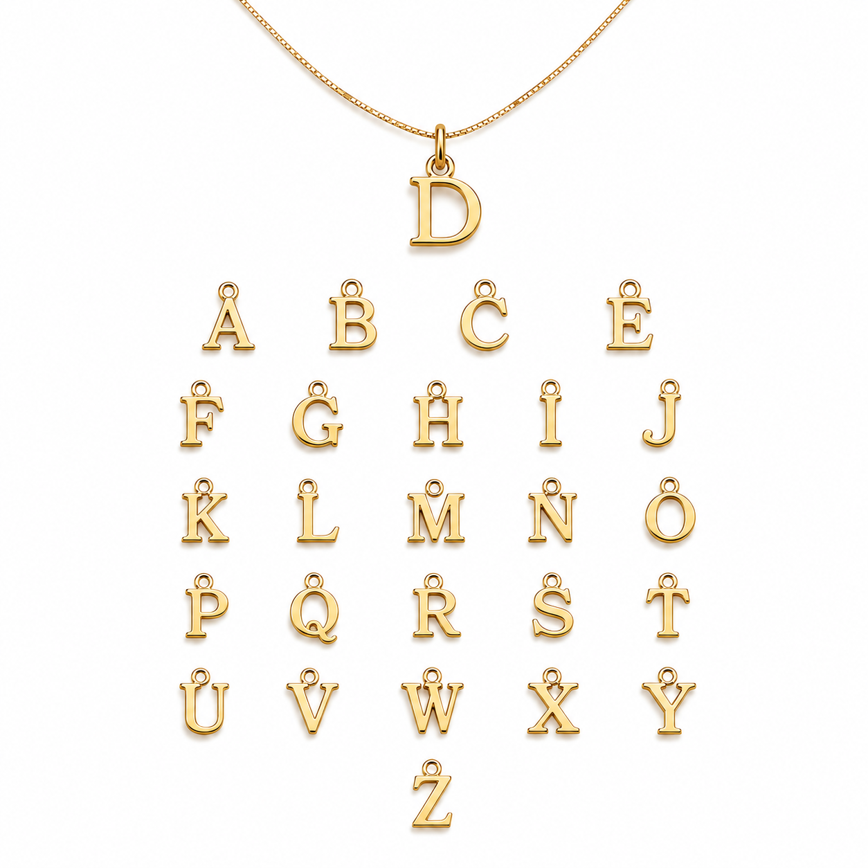 Letters necklace